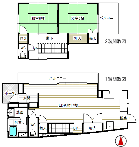 宇佐美海峰苑・フルリフォーム済み中古住宅|間取図 宇佐美海峰苑・フルリフォーム済み中古住宅