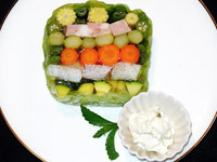 テリーヌ風野菜サラダ